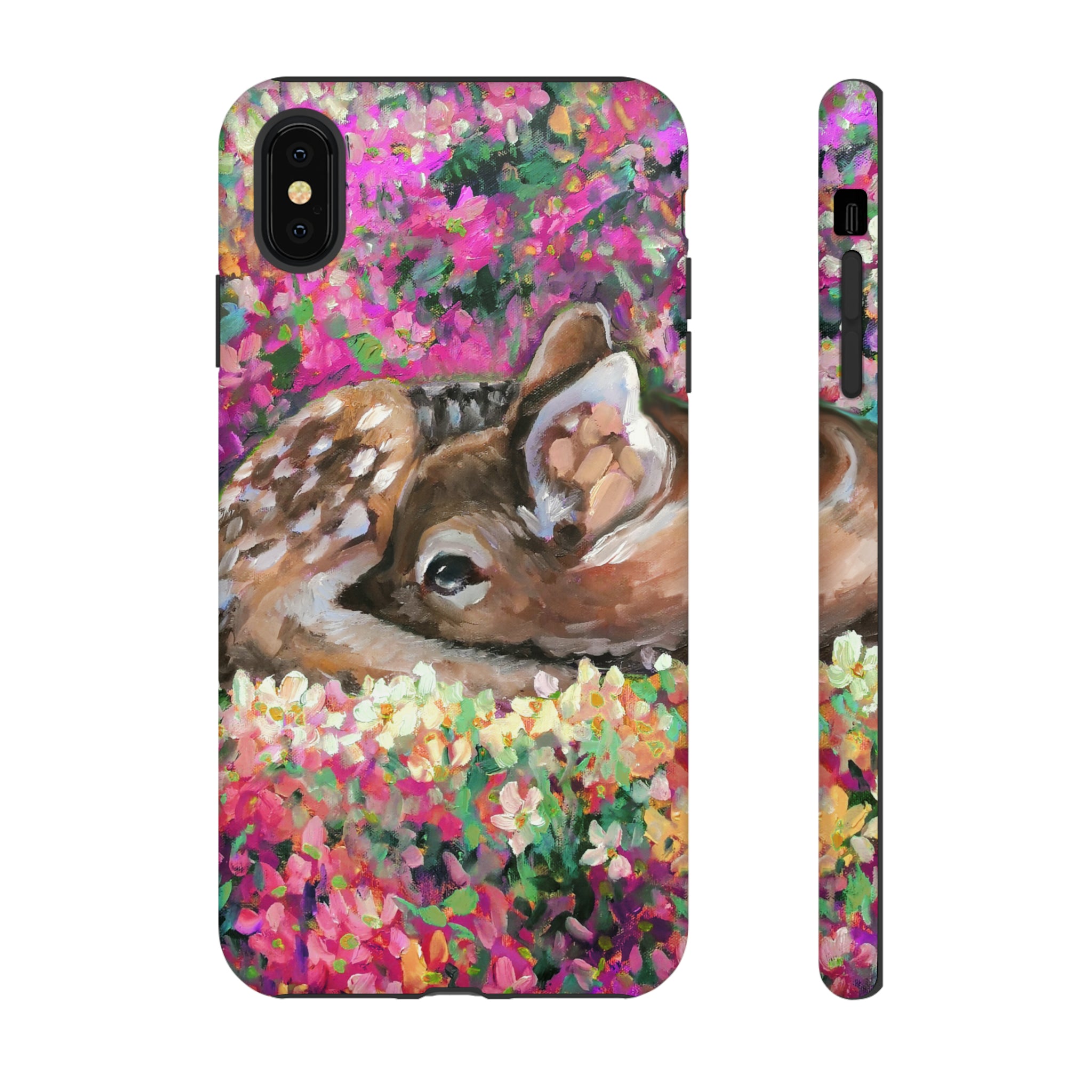 Oil painting - Young Deer - Protective Phone Case