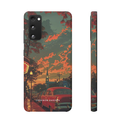 Mid-Century Nostalgia Streetscape Samsung S20 - Slim Phone Case