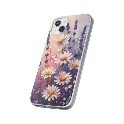 Daisy Lavender Bloom iPhone 14 Plus Case - Soft