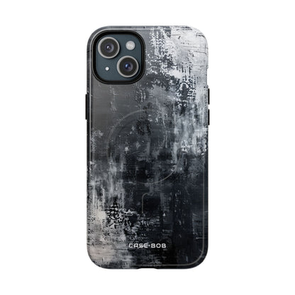 Textured Blackscape iPhone 15 Plus Case - Tough+