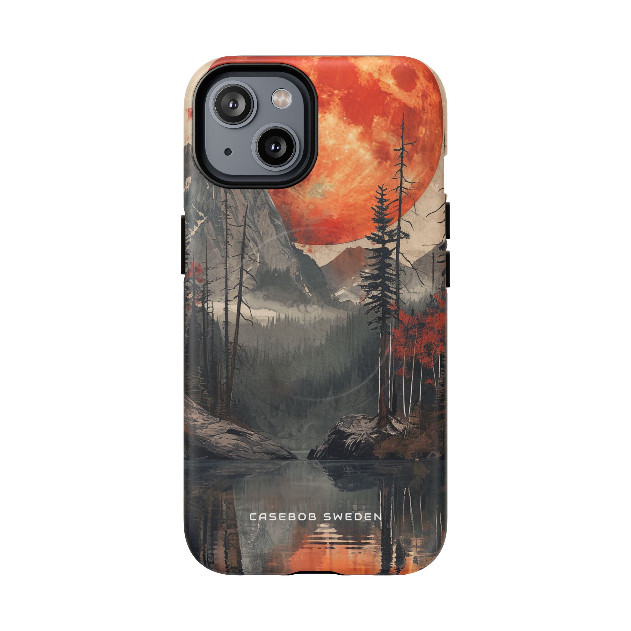 Celestial Glow Over Reflective Landscape iPhone 14 | Tough+ Phone Case