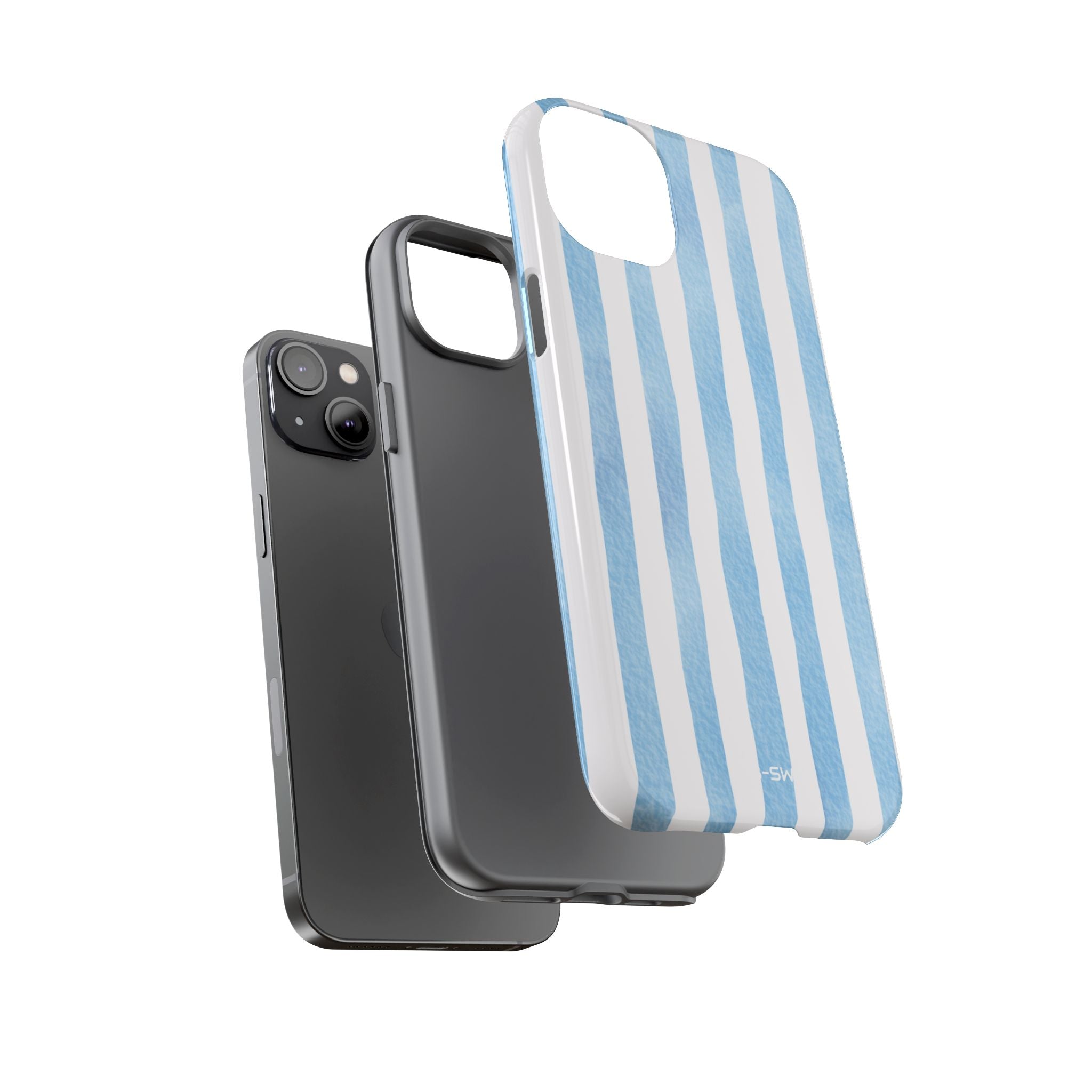 Soft Blue Watercolors - iPhone Case