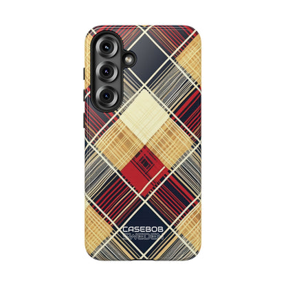 Plaid Diamond Tapestry Samsung S25 – Tough