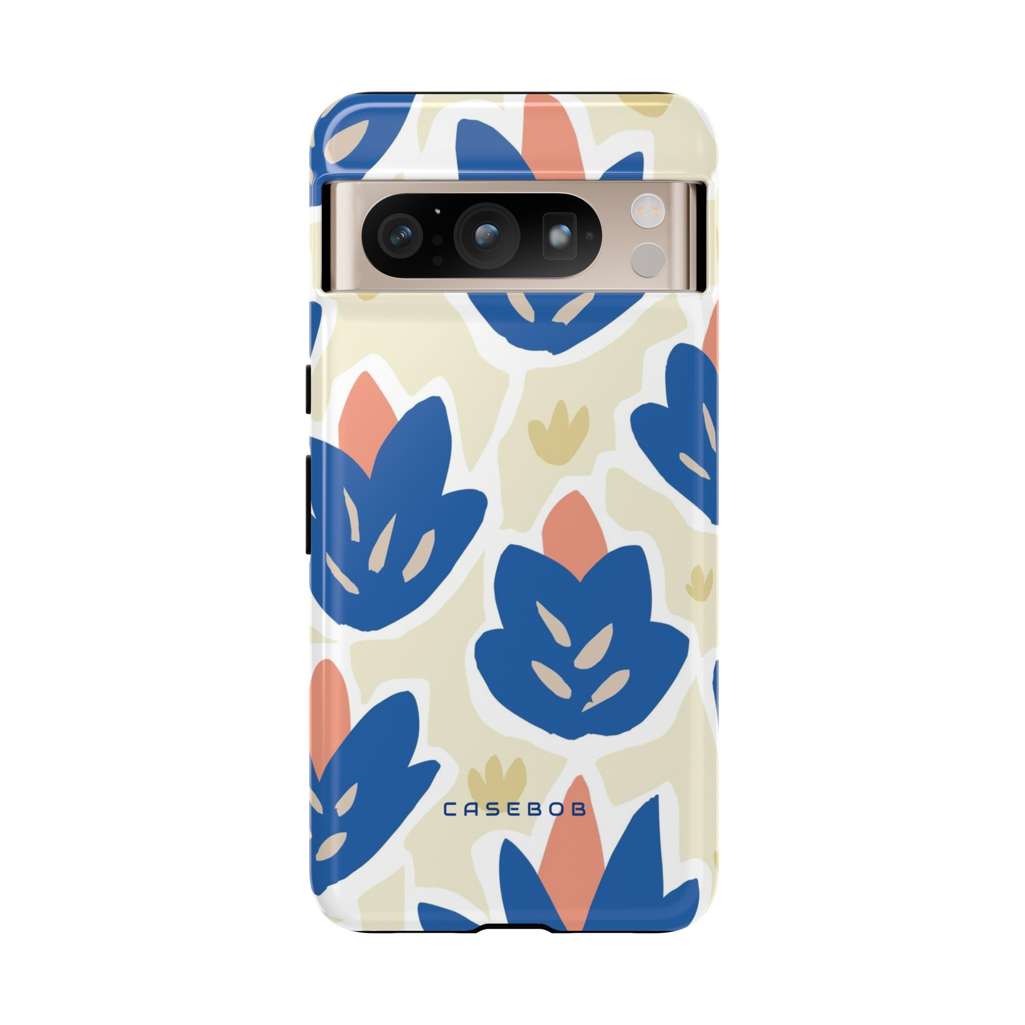 Blue Happy Flower - Protective Phone Case