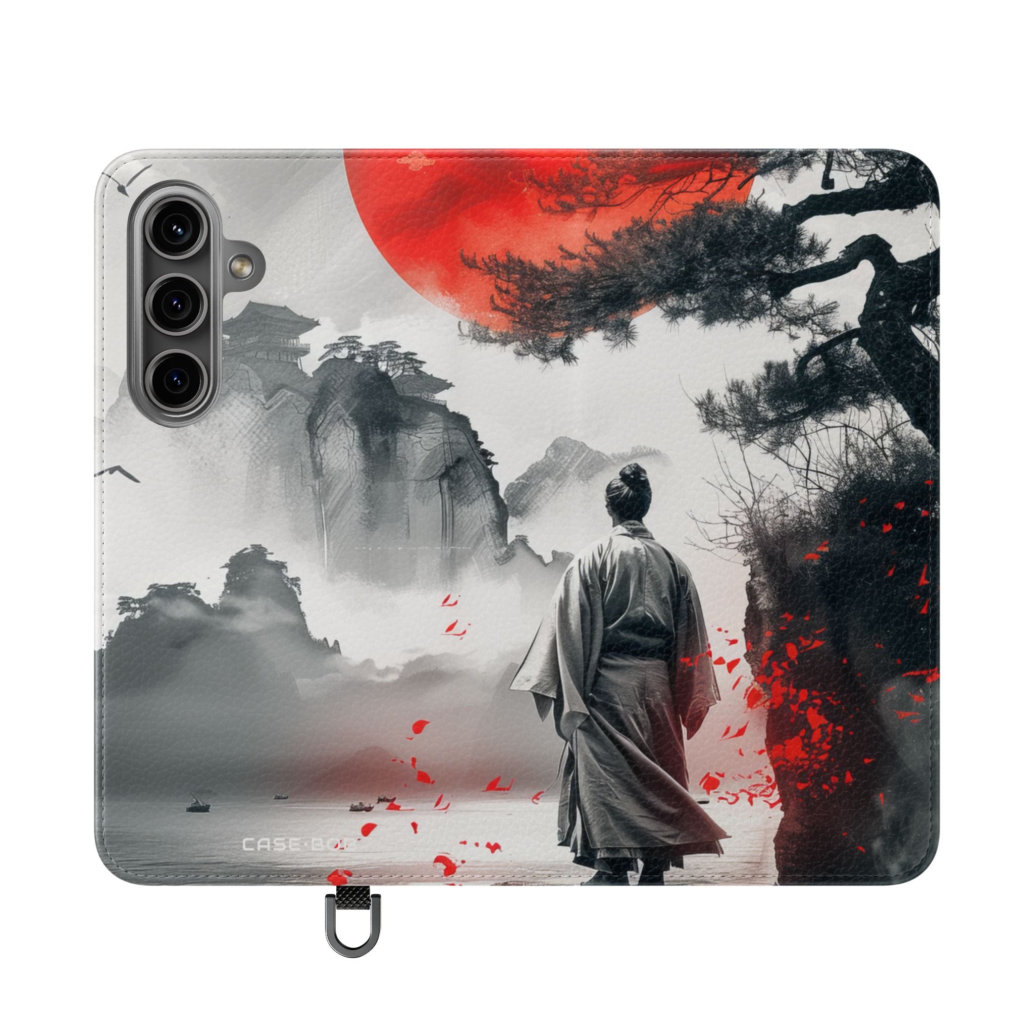 Red Sun Serenity - Samsung S24 Case - Wallet