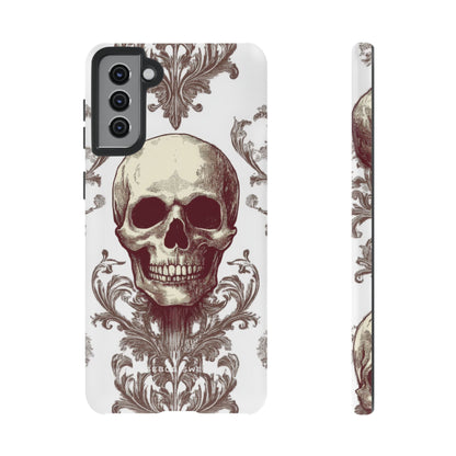 Gothic Skulls and Ornate Foliage  Samsung S21 - Tough Phone Case