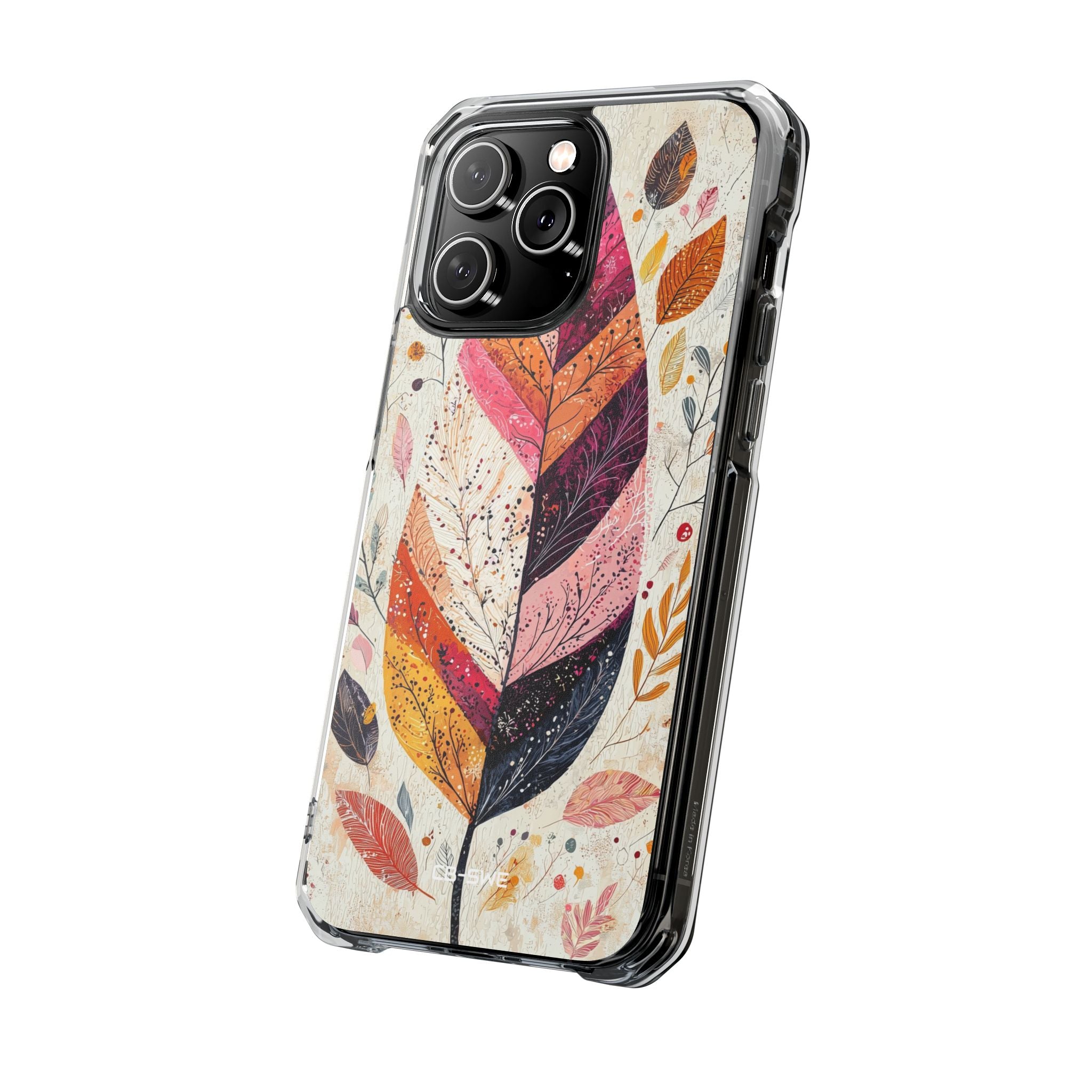 Vibrant Leaves Dance iPhone Case - Impact