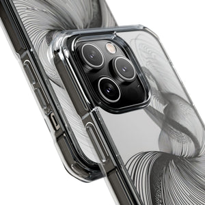 Fluid Elegance – Handyhülle für iPhone (Clear Impact – Magnetisch) 