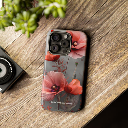 Ethereal Floral Elegance iPhone 15 - Tough Phone Case