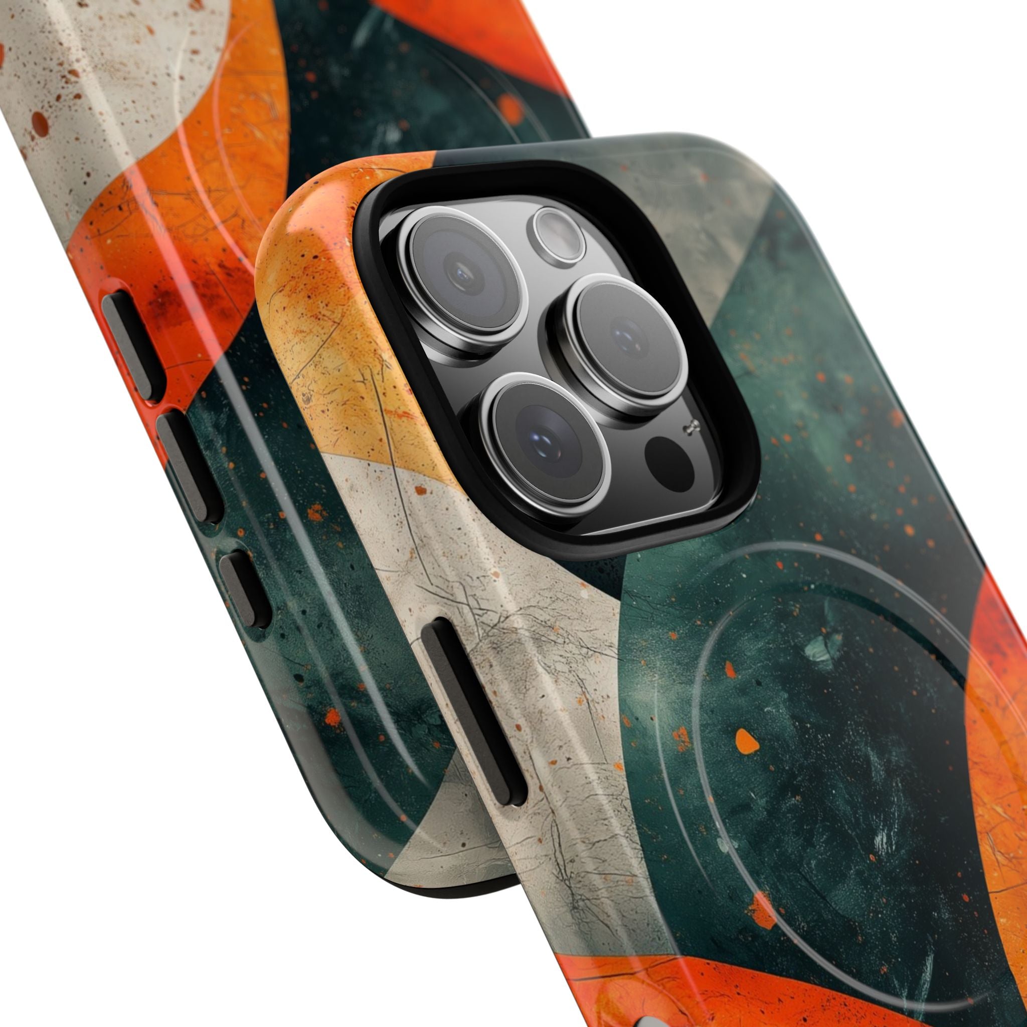 Crimson Wave iPhone 16 Pro Case - Tough+