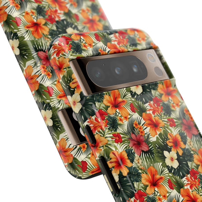 Tropical Blooms Flourish - Google Pixel Case