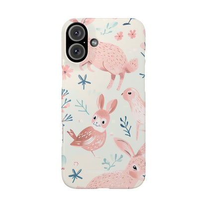 Pastel Whimsical Nature - Slim iPhone 16 Phone Case