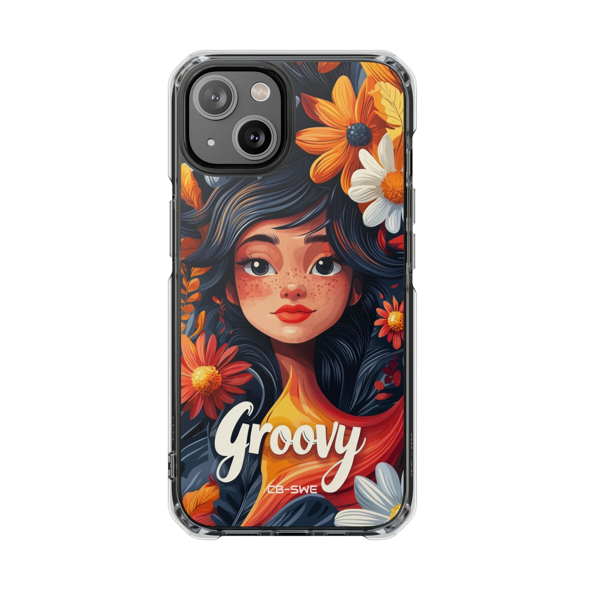 Floral Girl Smiles iPhone Case - Impact