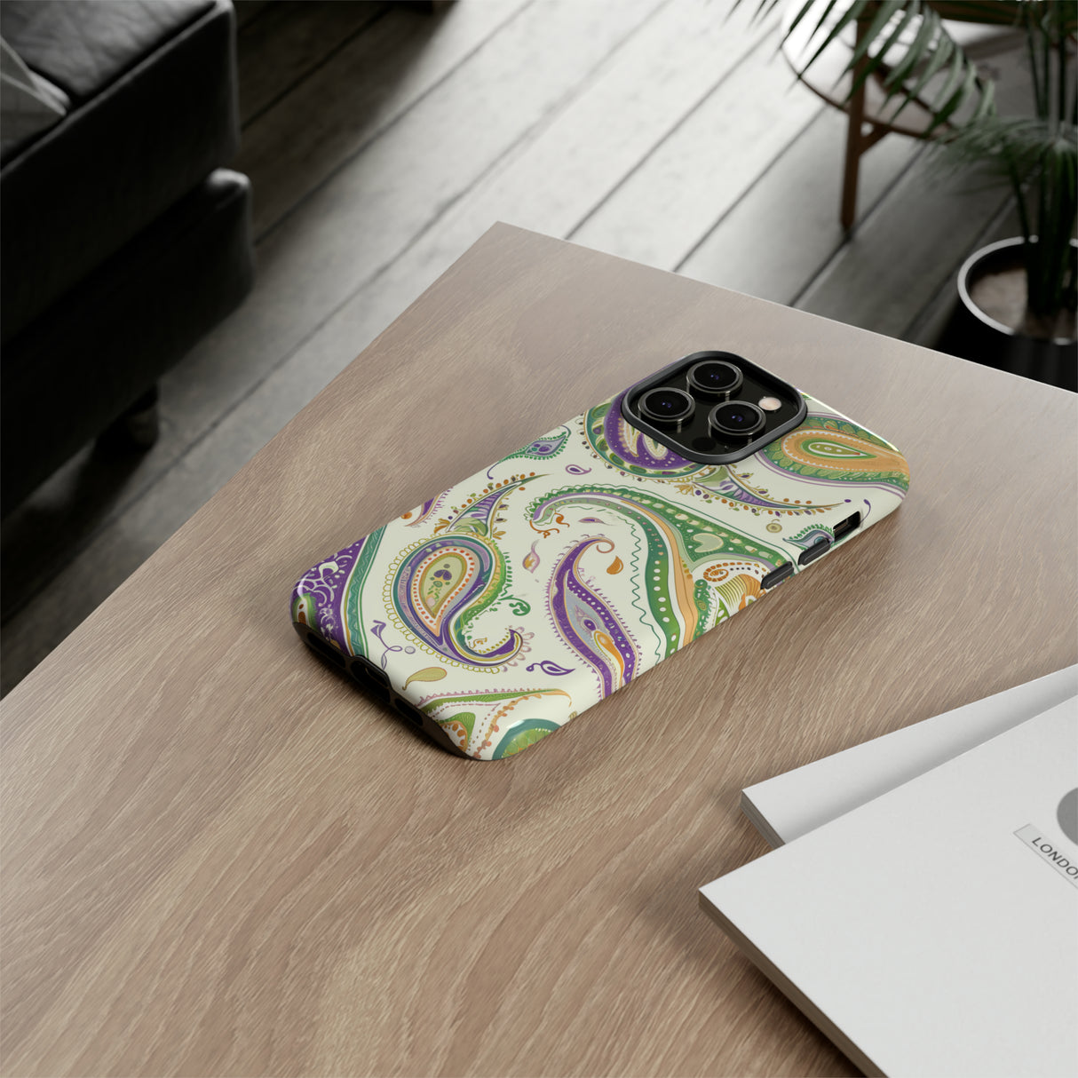 Paisley Pastel Elegance - Protective Phone Case