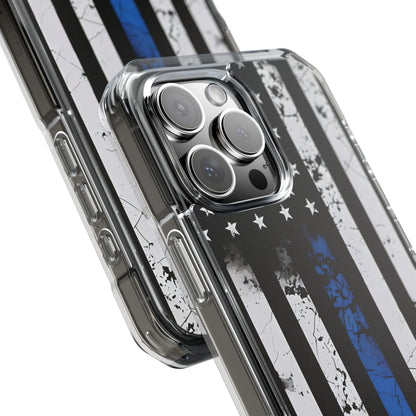 Blue Stripe Flag iPhone 16 Pro Max Case - Impact