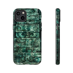 Mayan Jaguar & Serpent Spirit - Protective Phone Case