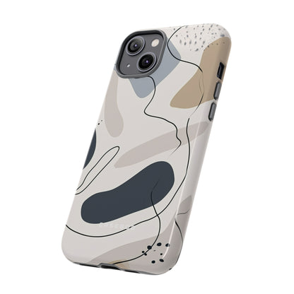 Grey Lines Simplicity - Protective Phone Case