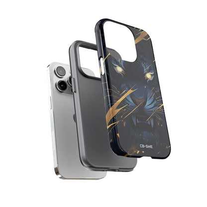 Tiger's Glowing Gaze - iPhone Case
