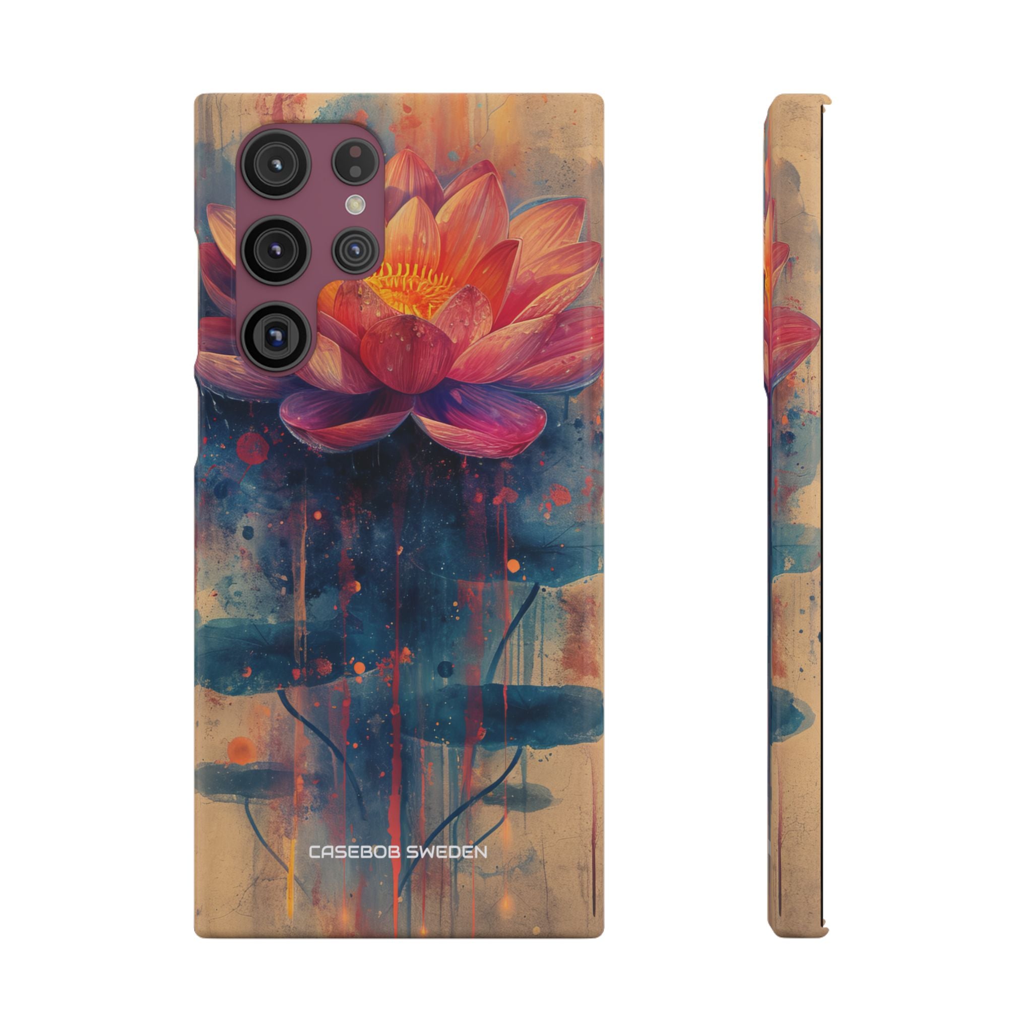 Lotus Blossom Art - Slim Samsung S22 Phone Case