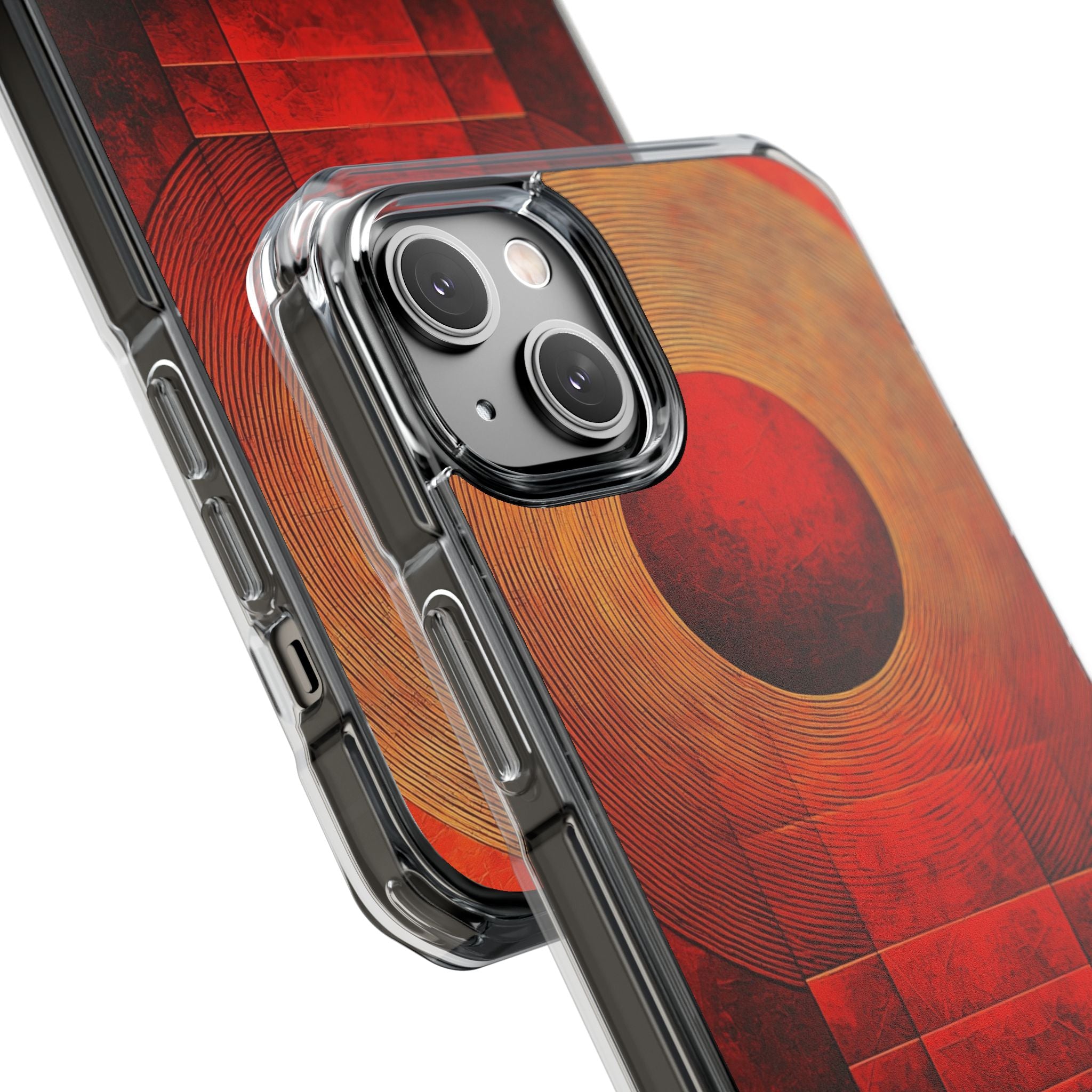 Crimson Orbit iPhone 14 Plus Case - Impact