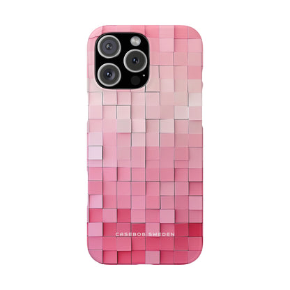 Gradient Pink Mosaic iPhone 16 - Slim Phone Case