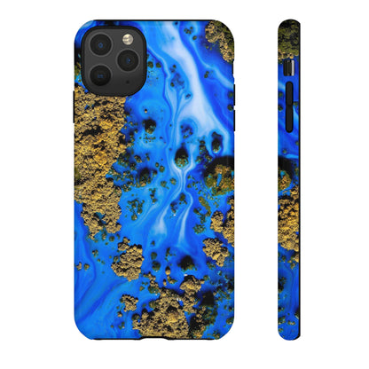 Blue River Ink Art iPhone Case (Protective) iPhone 11 Pro Max Glossy Phone Case