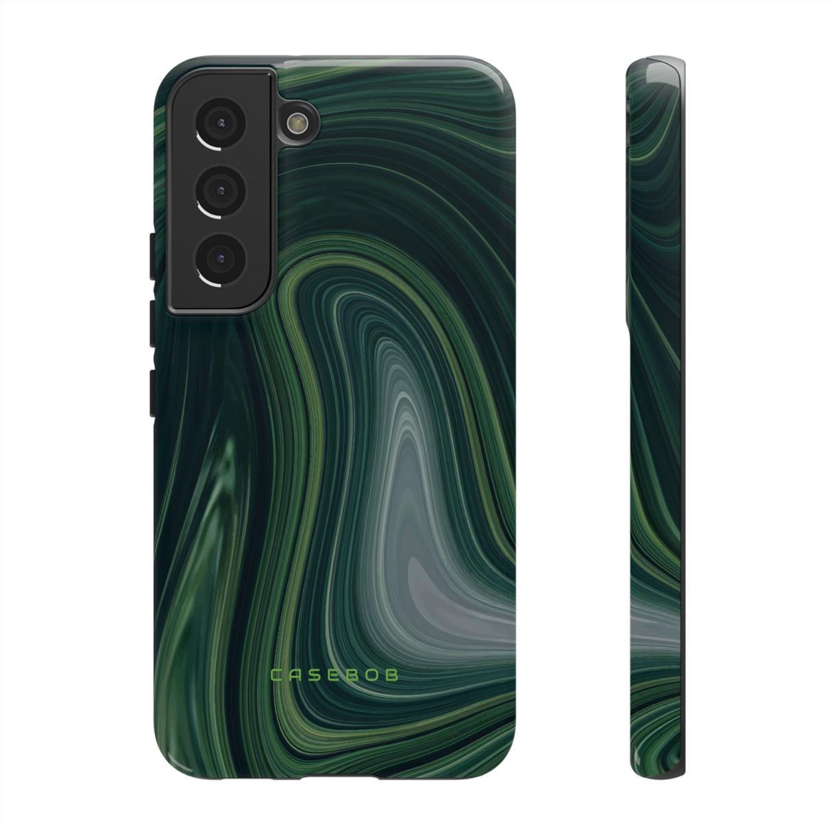 Green Marble - Protective Phone Case