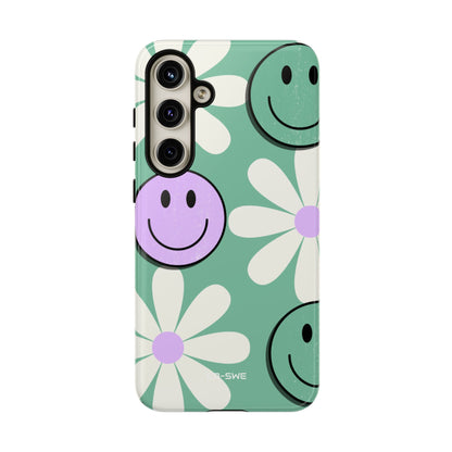 Playful Retro Blooms - Samsung Case
