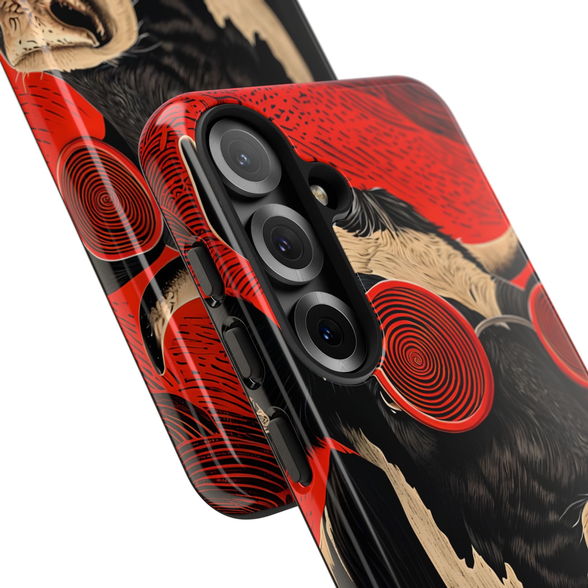 Hypnotic Cow Samsung S25 Case - Tough