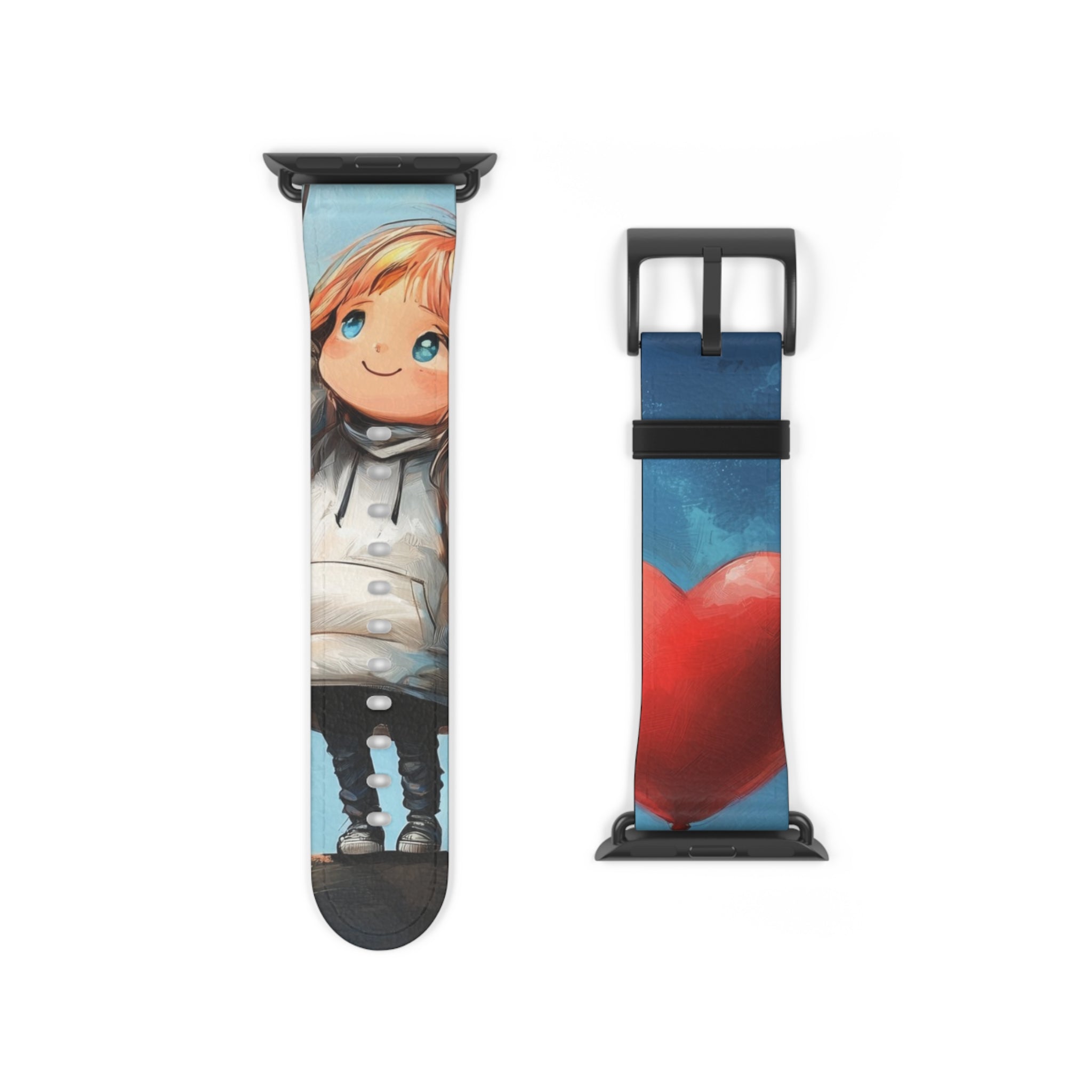 Heart Balloon Glow - Watch Band