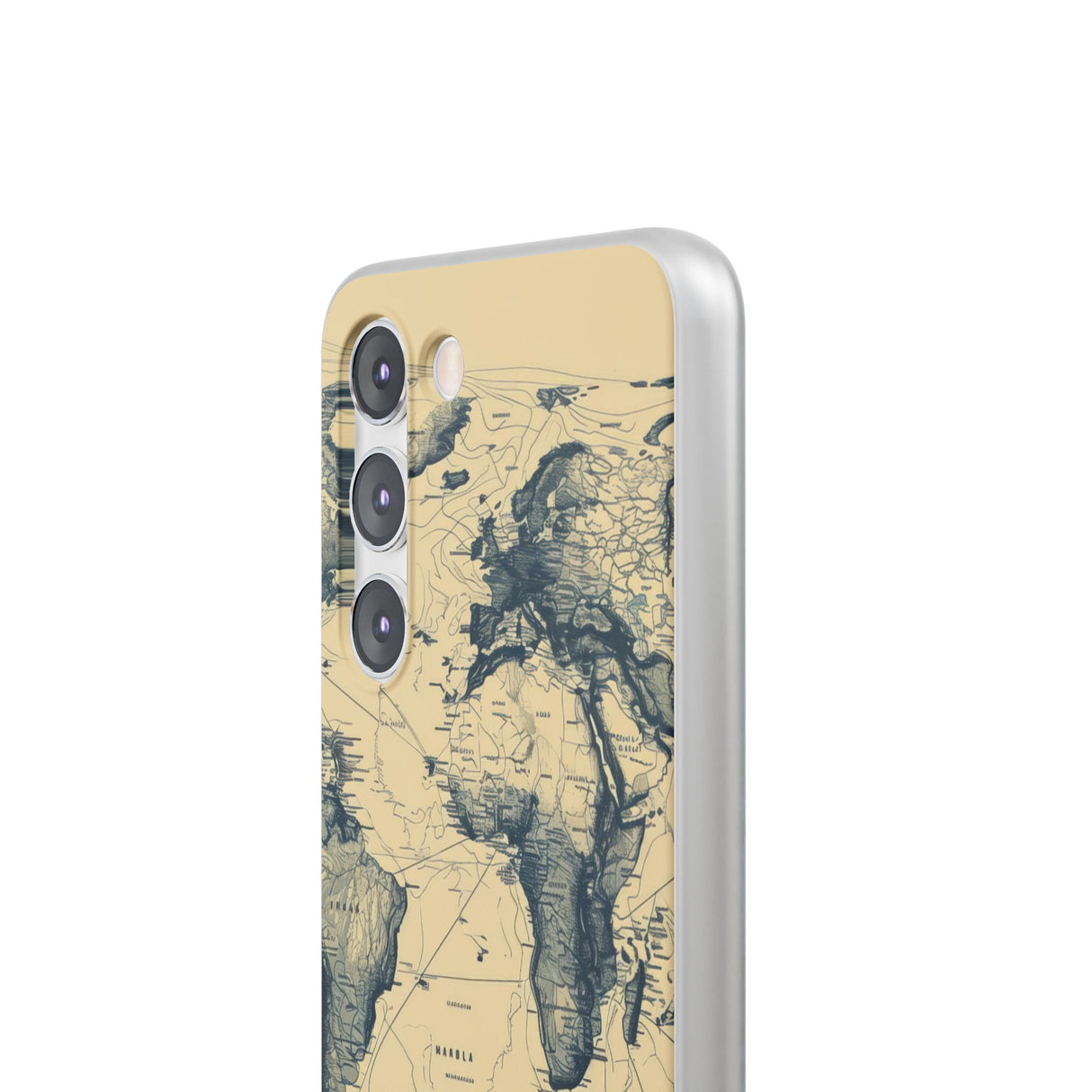 Vintage World Map | Flexible Phone Case for Samsung Galaxy