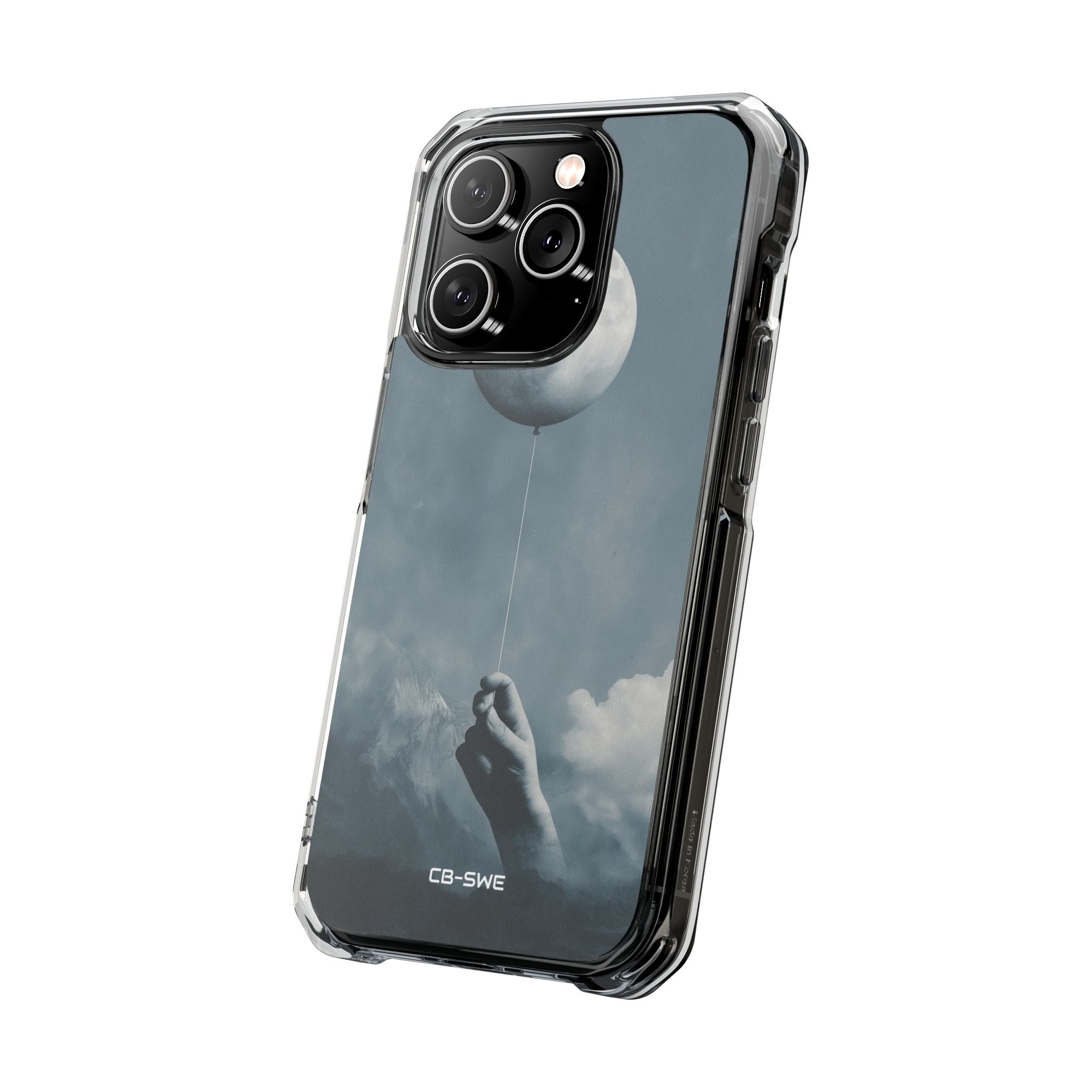 Moon Cradled Softly iPhone Case - Impact