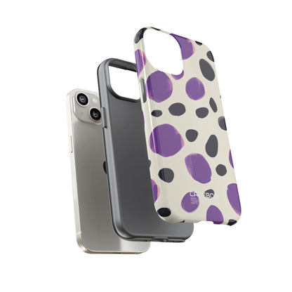 Purple Pebble Dance iPhone 14 - Resistente