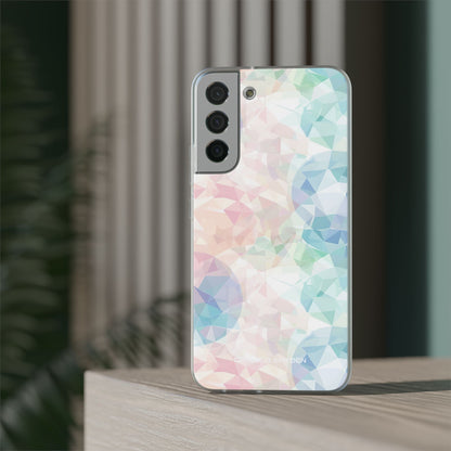 Pastel Geometry Background - Flexi Samsung S22 Phone Case