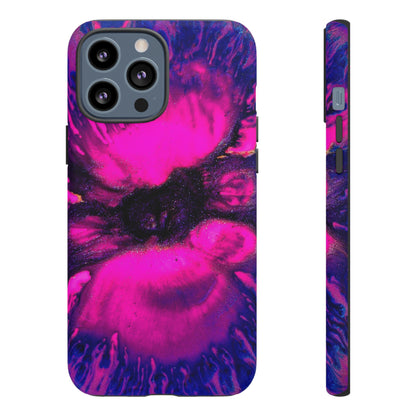 Deep Pink Ink Art iPhone Case (Protective) iPhone 13 Pro Max Matte Phone Case