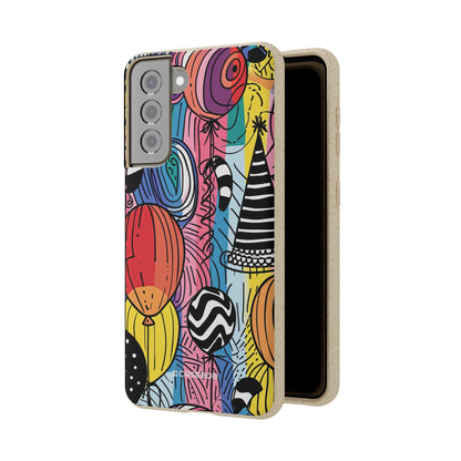 Vibrant Party Whimsy | Biodegradable Phone Case