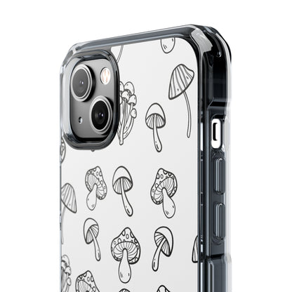 Mushroom Line Play iPhone Case - Impact