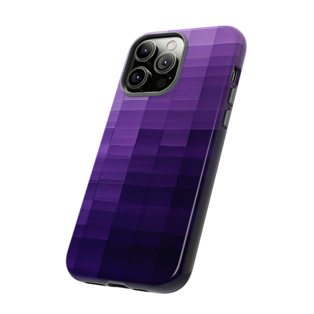 Purple Square Fusion - Protective Phone Case