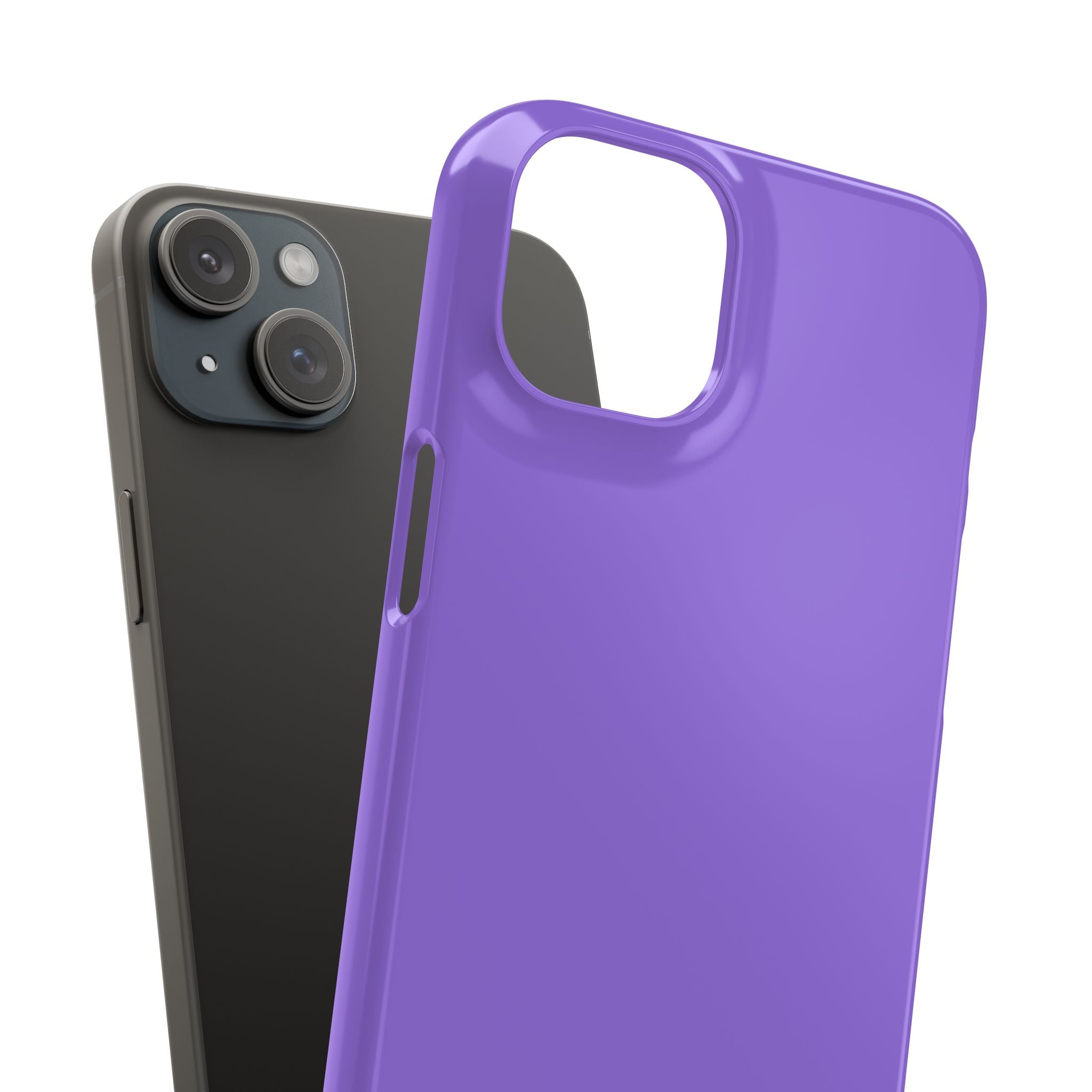 Medium Purple iPhone 15 - Slim Phone Case