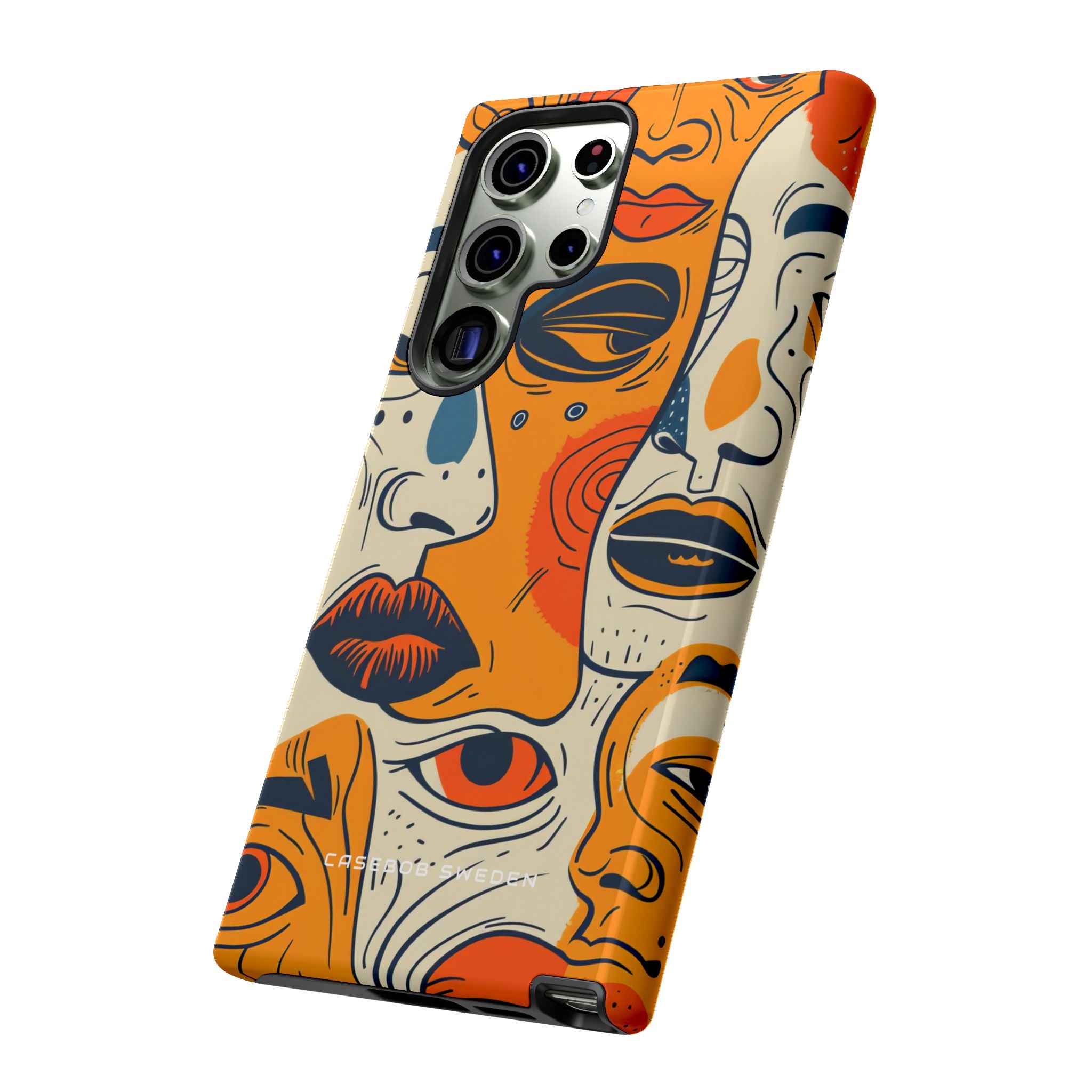 Gradient Face Mosaic Samsung S23 - Tough Phone Case