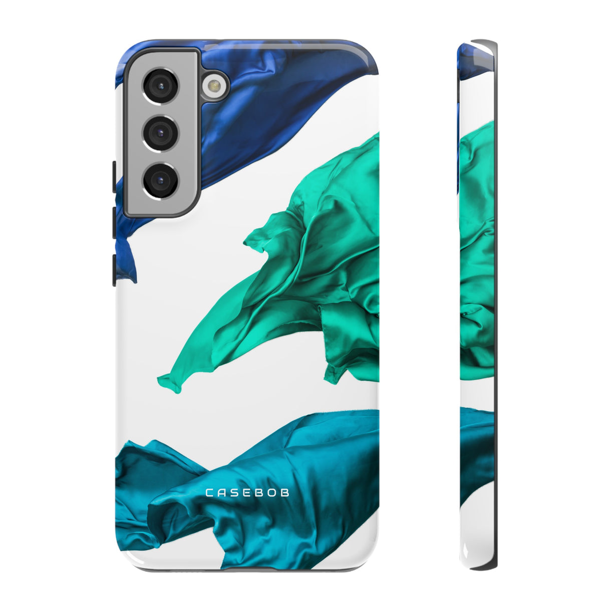 Blue Velvet Fabric - Protective Phone Case