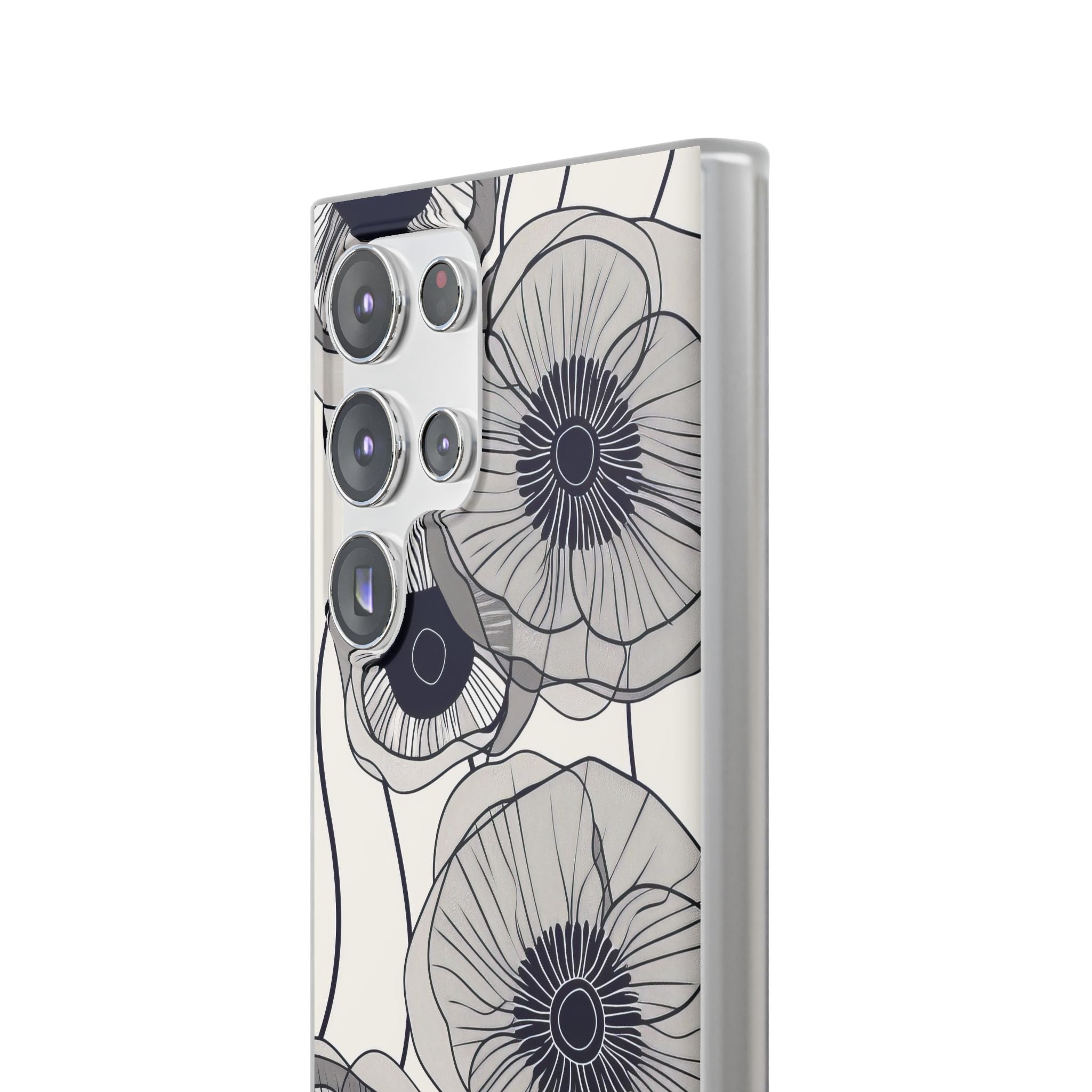 Modern Minimalist Flowers Samsung S23 - Flexi Phone Case