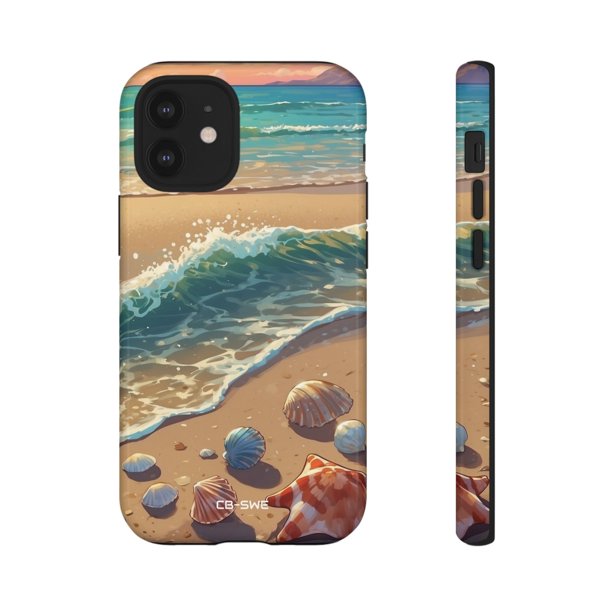 Seashells Kiss Shore - iPhone Case