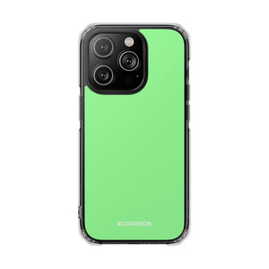 Mint Green | Phone Case for iPhone (Clear Impact Case - Magnetic)