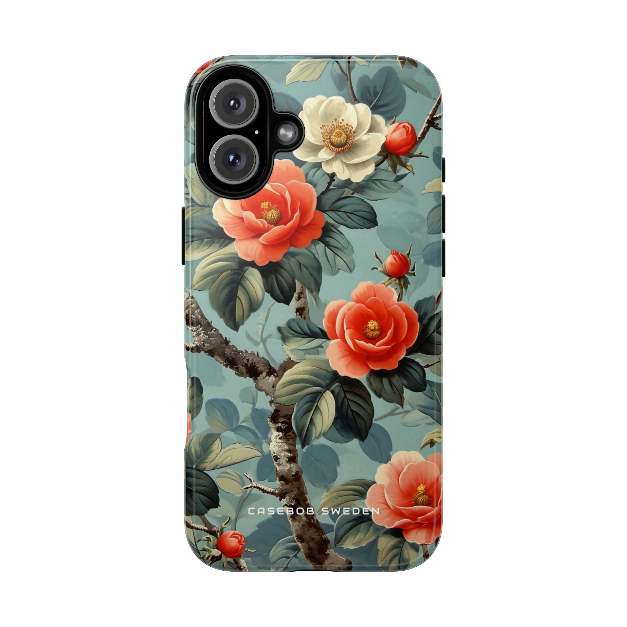 Vintage Floral Romance iPhone 16 - Tough Phone Case