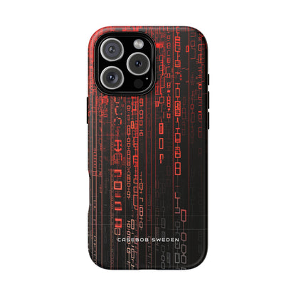 Gradient Cyberflux Network iPhone 16 - Tough Phone Case