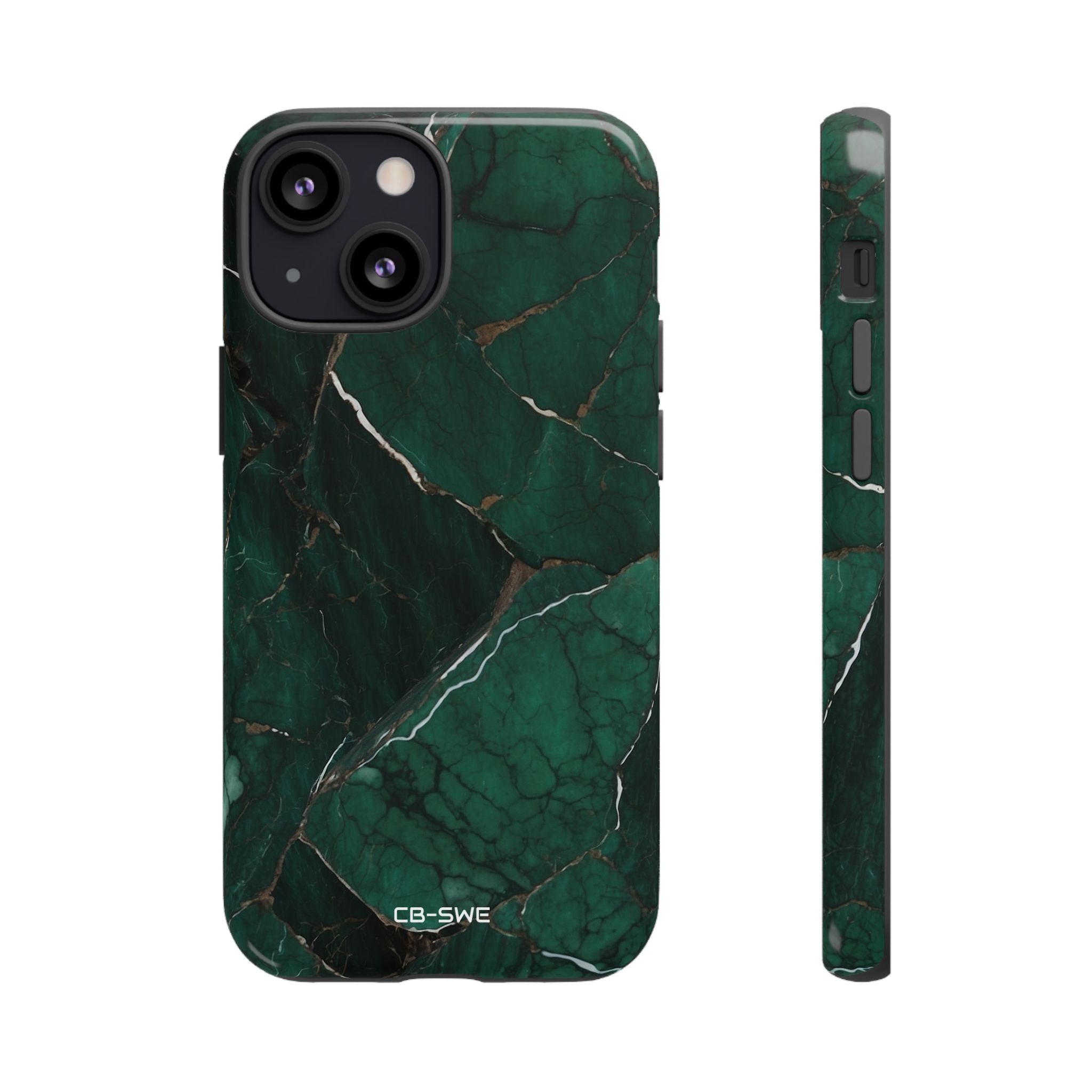 Emerald Veins Flow - iPhone Case
