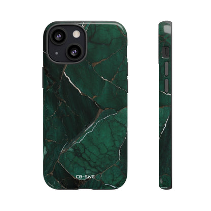 Emerald Veins Flow - iPhone Case