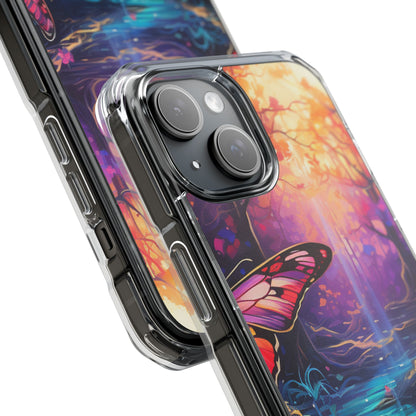 Enchanted Butterfly Forest iPhone Case - Impact