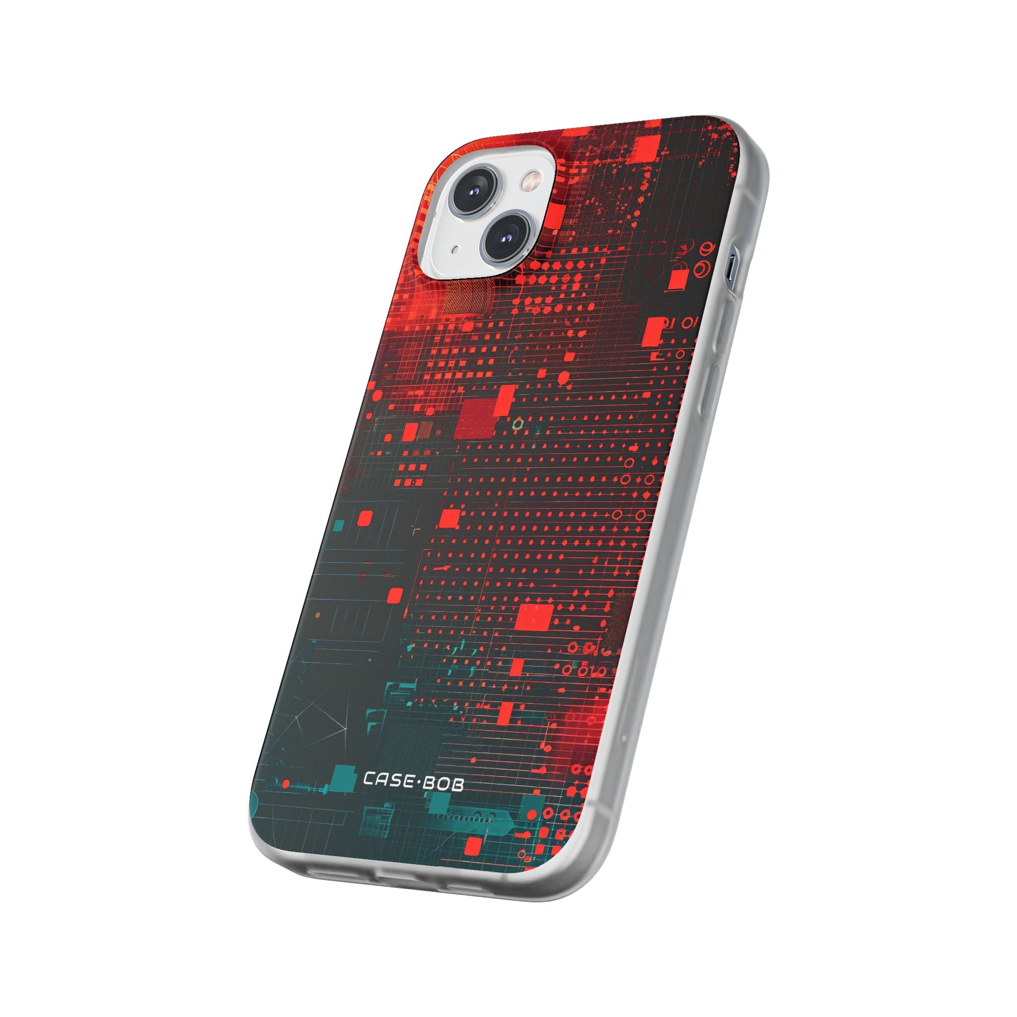 Grid Fusion iPhone 14 Plus Case - Soft